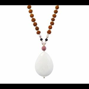 🎉 NWOT 🎉 Tiny Devotions White Jade Mala 🎉